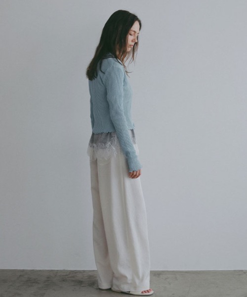 ETRE TOKYO（エトレトウキョウ） カーディガン Vネックメローシアー
