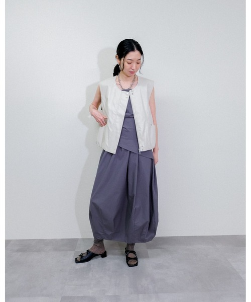 レザージャケット ライダース Fake Leather Vest レディース | Julep | 05