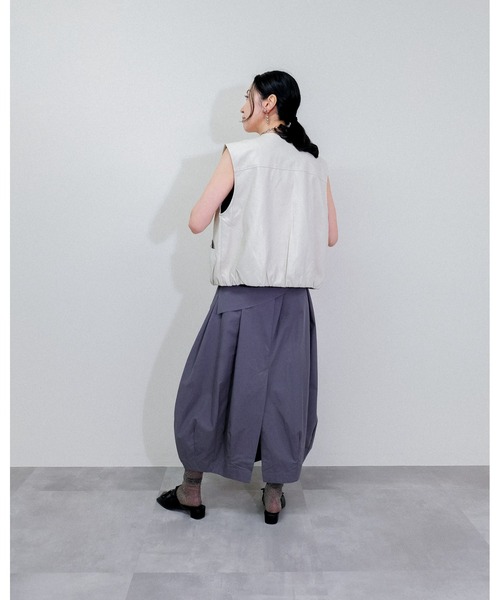 レザージャケット ライダース Fake Leather Vest レディース | Julep | 07