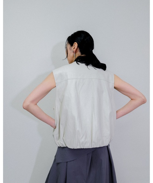 レザージャケット ライダース Fake Leather Vest レディース | Julep | 10