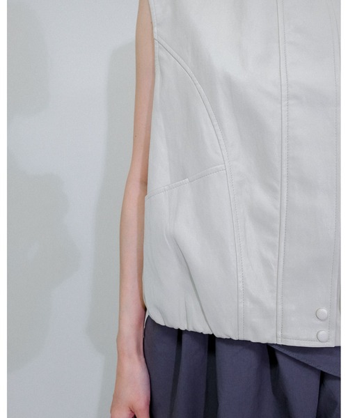 レザージャケット ライダース Fake Leather Vest レディース | Julep | 12