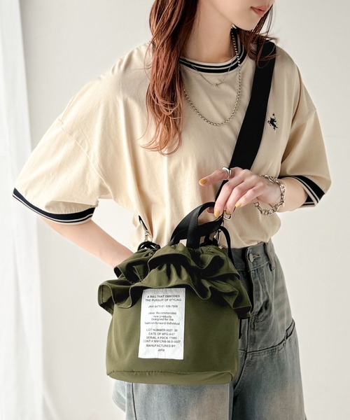 「Java」 2WAYバッグ ONE SIZE カーキ レディース | Java