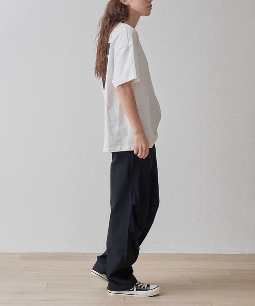 WORKS ワイドパンツ パンツ UVカット率99.9％以上 UPF50+ 接触冷感 は