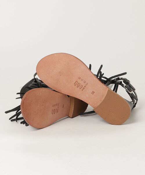「EDER SHOES」 フラットサンダル 36 ブラック レディース_画像3