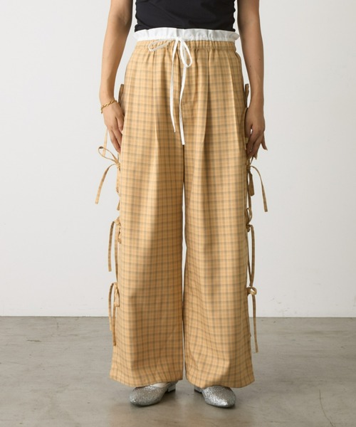 「HELLO.SANFRANCISCO」 スラックス MEDIUM ベージュ レディース_画像3