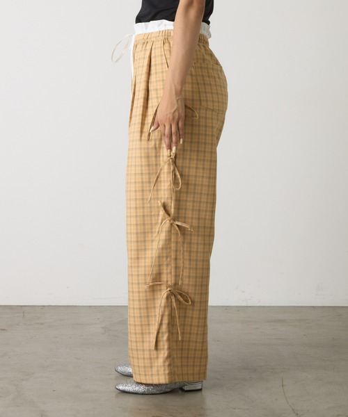 「HELLO.SANFRANCISCO」 スラックス MEDIUM ベージュ レディース_画像4