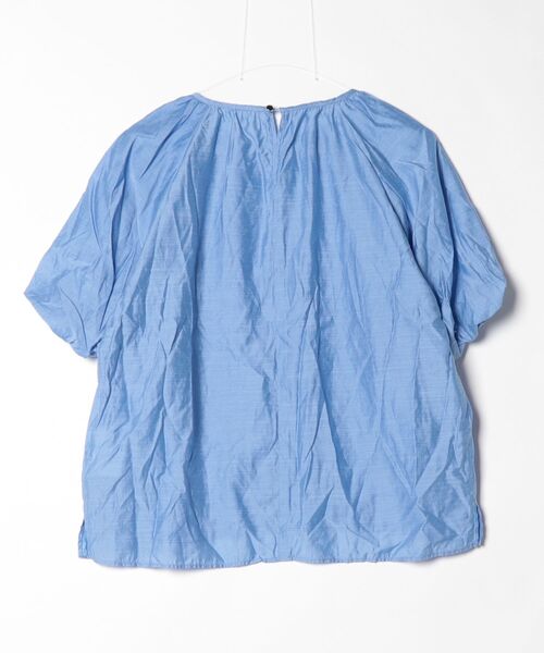 「ROSE BUD」 7分袖ブラウス M ブルー レディース_画像2