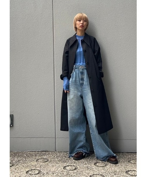 「BLACK BY MOUSSY」 デニムパンツ 1 ライトブルー レディース_画像3