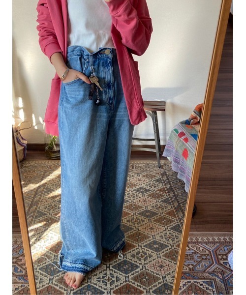 「BLACK BY MOUSSY」 デニムパンツ 1 ライトブルー レディース_画像5