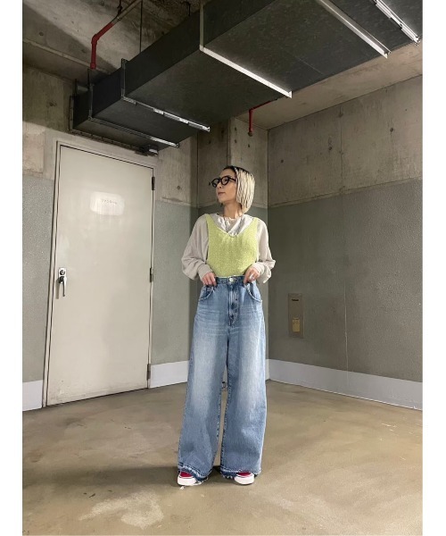 「BLACK BY MOUSSY」 デニムパンツ 1 ライトブルー レディース_画像8