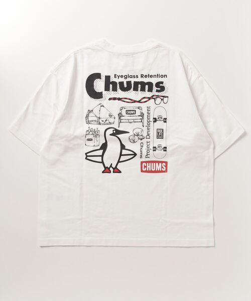 「CHUMS」 半袖Tシャツ X-LARGE ベージュ メンズ_画像4