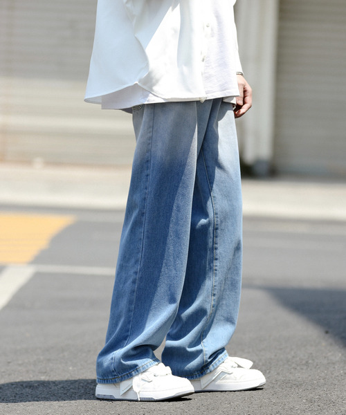 「neos」 デニムパンツ LARGE ブラック メンズ_画像6