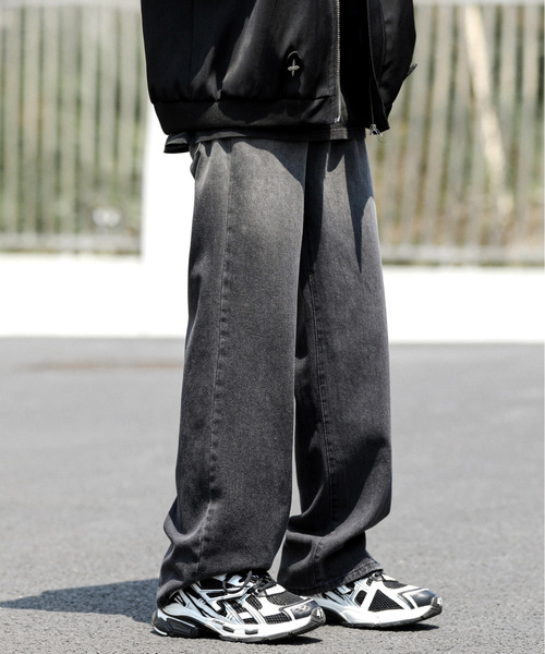 「neos」 デニムパンツ LARGE ブラック メンズ_画像7