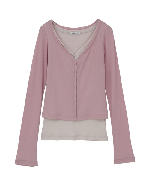 CLANE（クラネ） ヘンリーネック tシャツ 「CLANE/クラネ」CURVED NECK