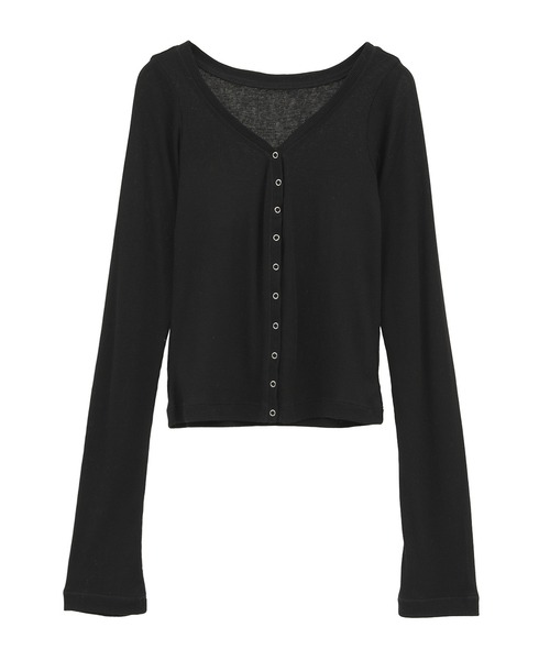 CLANE（クラネ） ヘンリーネック tシャツ 「CLANE/クラネ」CURVED NECK