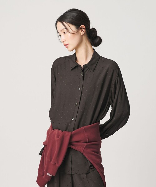 BEAUTY＆YOUTH UNITED ARROWS ブラウス シャツ レーヨン ドット