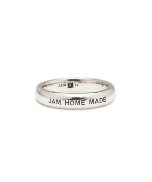 JAM HOME MADE 指輪 リング ラウンド ダイヤモンド S シルバー