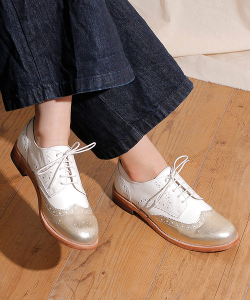 マリールイーズ　ウイングチップレザーシューズ　未使用品　23.5~24.0センチ Marie-Louise フォーマルシューズ Marie Louise マリールイーズ