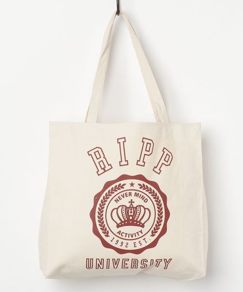 トートバッグ バッグ Ripp リップ クラウンカレッジトートバッグ Zozotown Paypayモール店 通販 Paypayモール