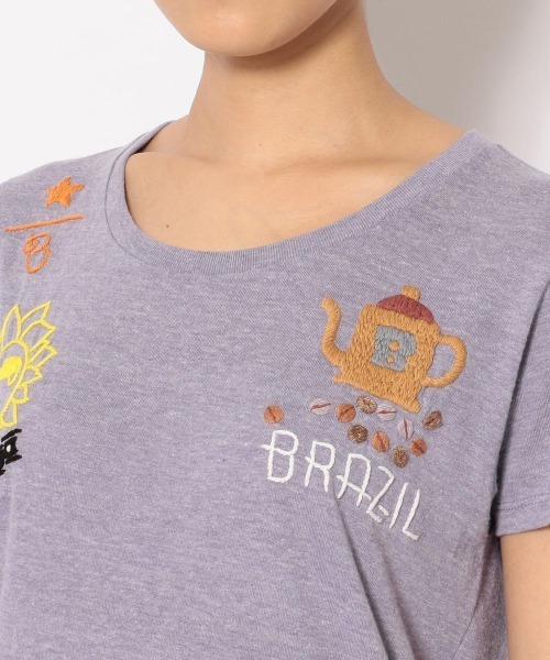在庫超激安 tシャツ Tシャツ birdog/バードッグ/hand embroidery t-shirts -COFFEE-/手刺繍Tシャツ ZOZOTOWN PayPayモール店 - 通販 - PayPayモール 即納最安値