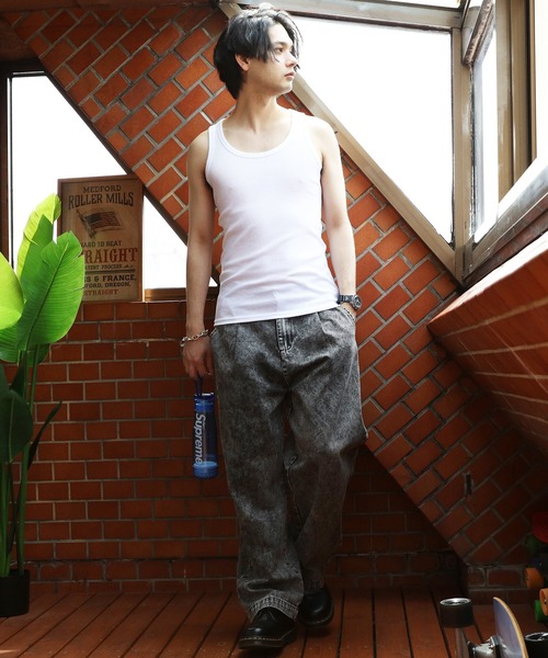 8 タンクトップ シンプル無地タンクトップ メンズ レディース