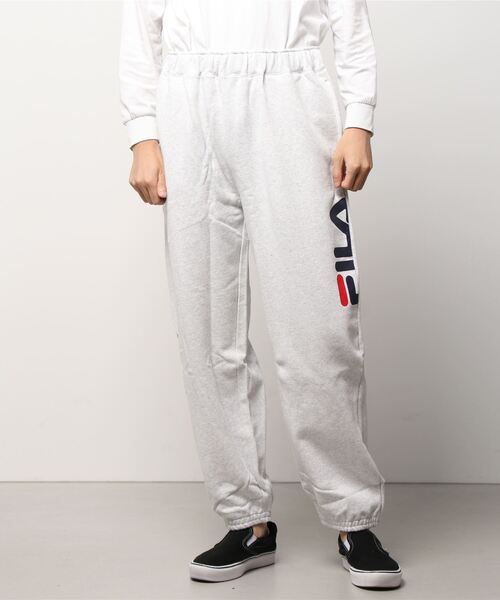 FILA（フィラ） スウェットパンツ ジャージ フレンチ裏毛 ロゴ入り
