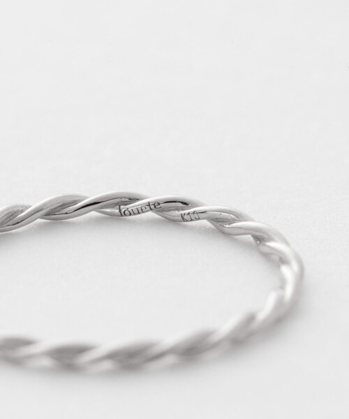 Jouete k10wg ツイストリング Jouete（ジュエッテ） 指輪 リング K10WG ツイスト リング レディース