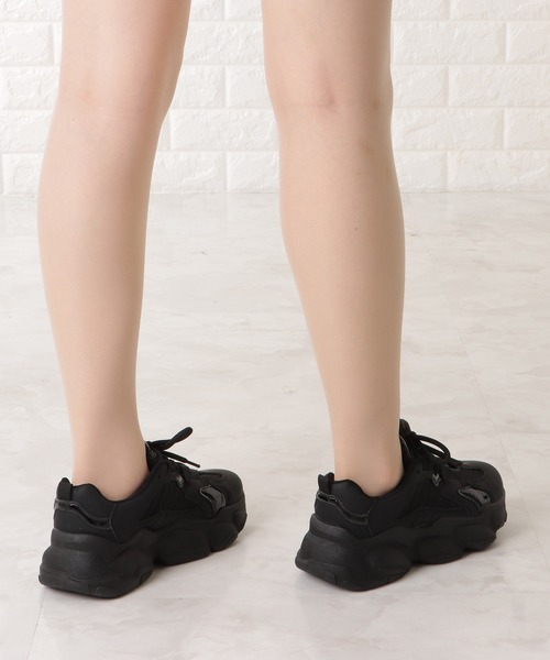 Lace Ladies スニーカー タグ付き厚底ストラップアグリー