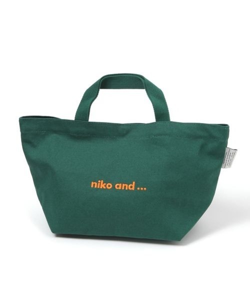 niko and… トートバッグ オリジナルニコロゴ刺繍バッグM「ニコ
