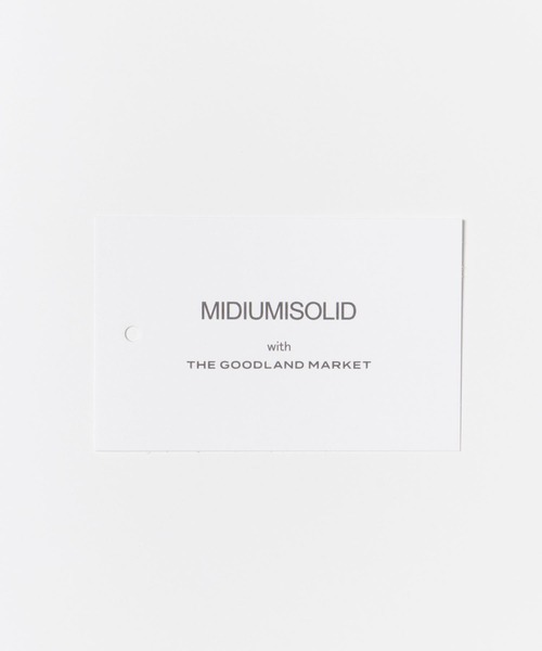 MIDIUMISOLID tシャツ 「別注」MIDIUMISOLID×TGM back long big