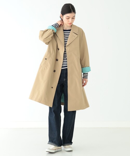 ステンカラーコート THE NORTH FACE PURPLE LABEL × BEAMS BOY / 別注 ステンカラーコート23SS BEAMS NORTH FACE PURPLE THE LABEL BOY 別注
