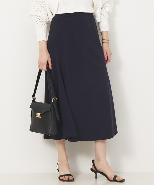 Rouge vif スカート 「セットアップ対応」フレアニットスカート  