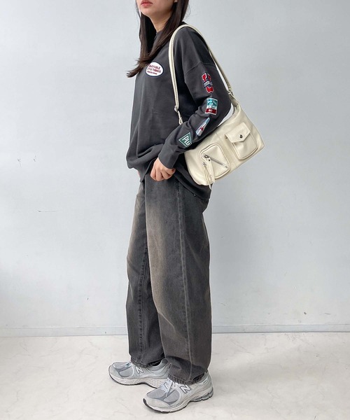 AS KNOW トレーナー スウェット ワッペンと刺繍プルオーバー