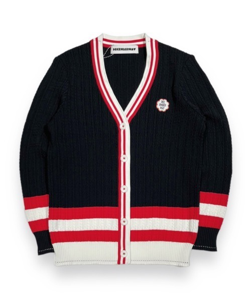 DECEMBERMAY ディセンバーメイ オールドスクールケーブルカーディガン ネイビー系 サイズ M DECEMBERMAY セーター ニット Old School Cable Cardigan メンズ
