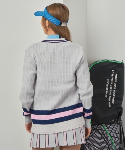 DECEMBERMAY セーター ニット Old School Cable Cardigan メンズ