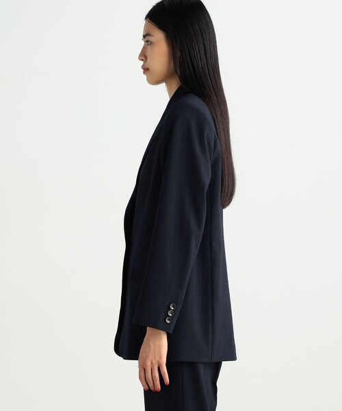 BACCA ダウンコート ダウンジャケット シアサッカー オーバー