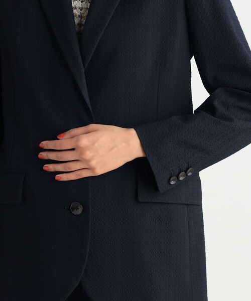 BACCA ダウンコート ダウンジャケット シアサッカー オーバー