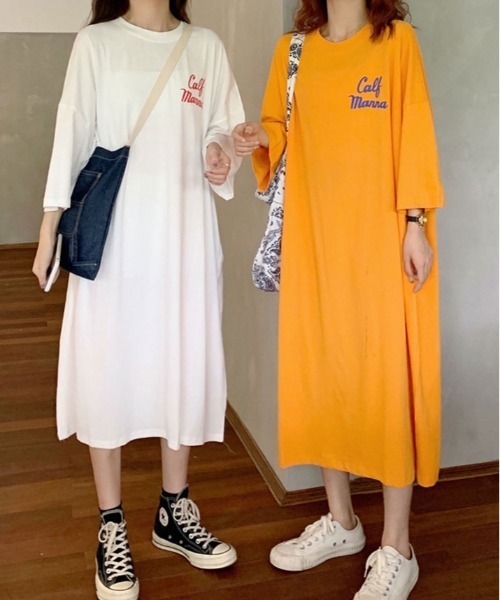 ワンピース オーバー サイズ ロゴ : ZOZOTOWN Yahoo!店 - 通販 - Yahoo