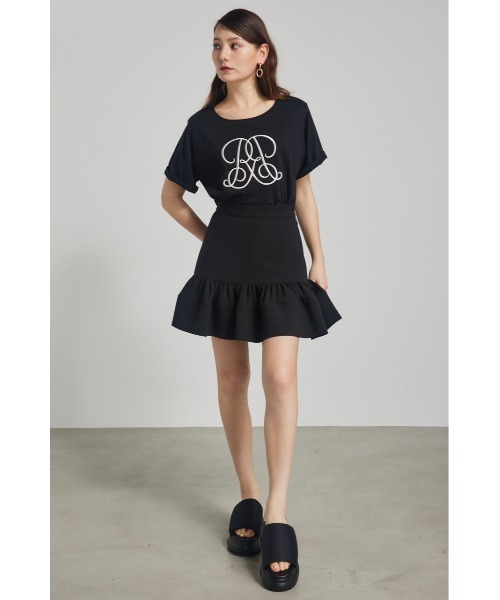 rienda（リエンダ） スカート ミニマーメイドフリルスカート