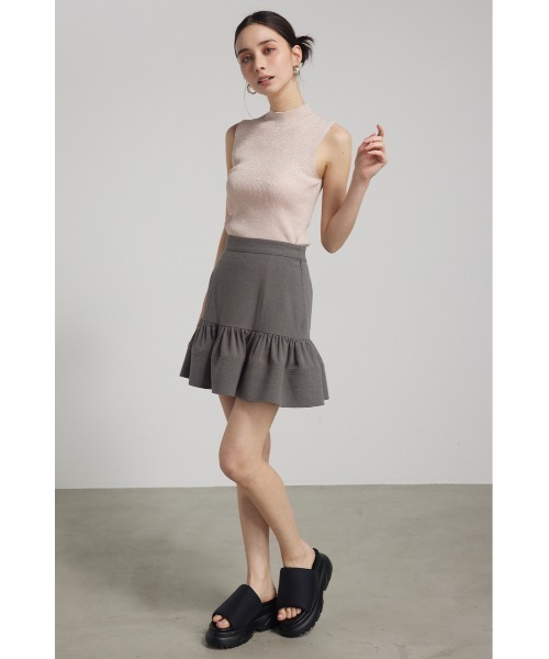 rienda（リエンダ） スカート ミニマーメイドフリルスカート