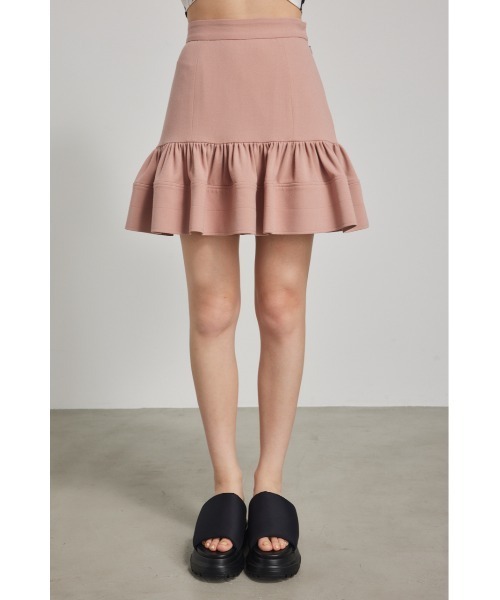 rienda（リエンダ） スカート ミニマーメイドフリルスカート