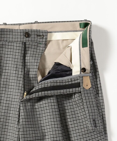 BERWICH ARDBEG ウール ガンクラブチェック柄 スラックススコッチ