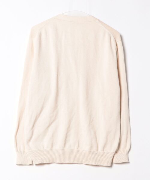 SUNSPEL サンスペル　コットン上品ニット　メンズ　ベージュ　M SUNSPEL サンスペルコットン上品ニットメンズベージュM