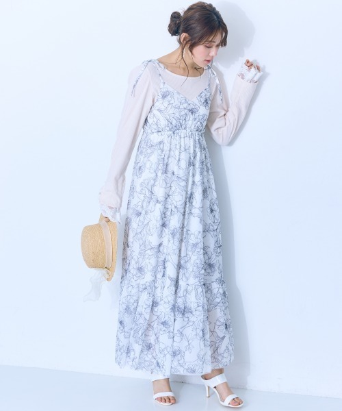 marun（マルン） ワンピース 「大きいサイズ」 チュールキャミ