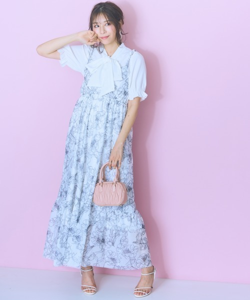 marun（マルン） ワンピース 「大きいサイズ」 チュールキャミ