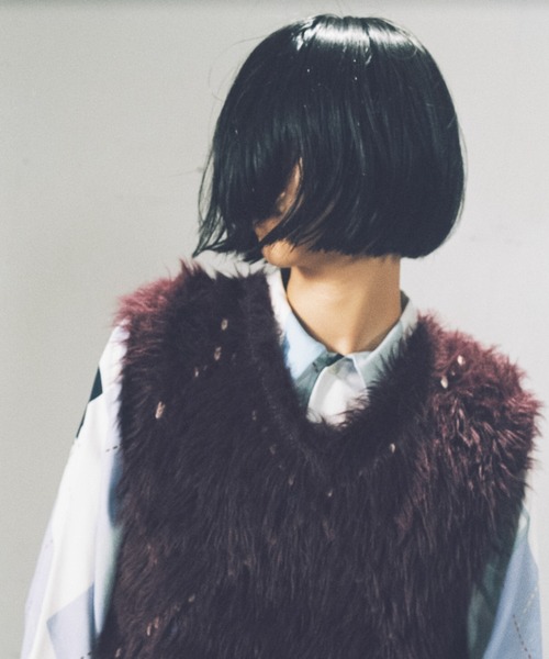 【美品】PAMM けものがれのシャギーニットベスト けものがれのシャギーニットベスト – pamm.officialstore