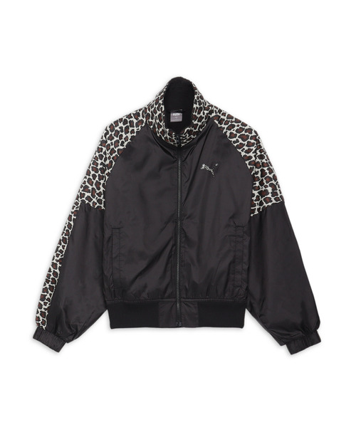 【PUMA / プーマ】吸水速乾 レオパードフルジップ ウーブンクロスジャケット Amazon | [プーマ] アウター ジャンパー TRN EDGE クロス