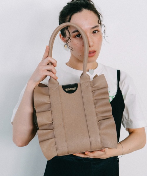 THEATRE PRODUCTS（シアタープロダクツ） トートバッグ フリルレザー