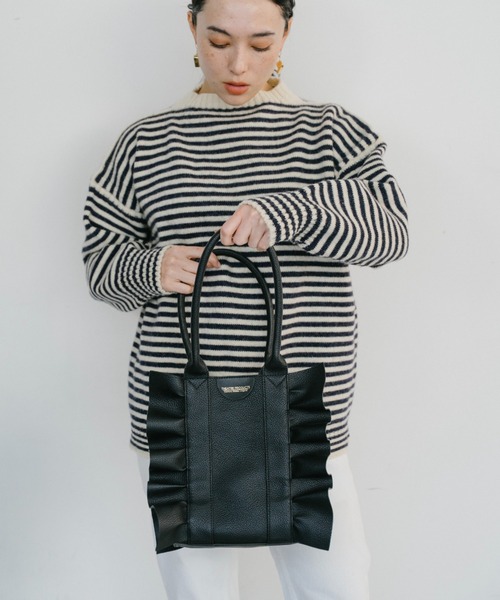 THEATRE PRODUCTS（シアタープロダクツ） トートバッグ フリルレザー