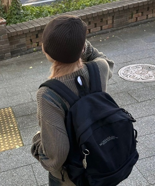 NOMANUAL ニット帽 ニットキャップ 「NOMANUAL」NM CAGE BEANIE